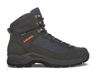 Lowa Wanderschuhe Taurus Pro Mid GTX (All Terrain, Veloursleder,, wasserdicht) anthrazitgrau Herren